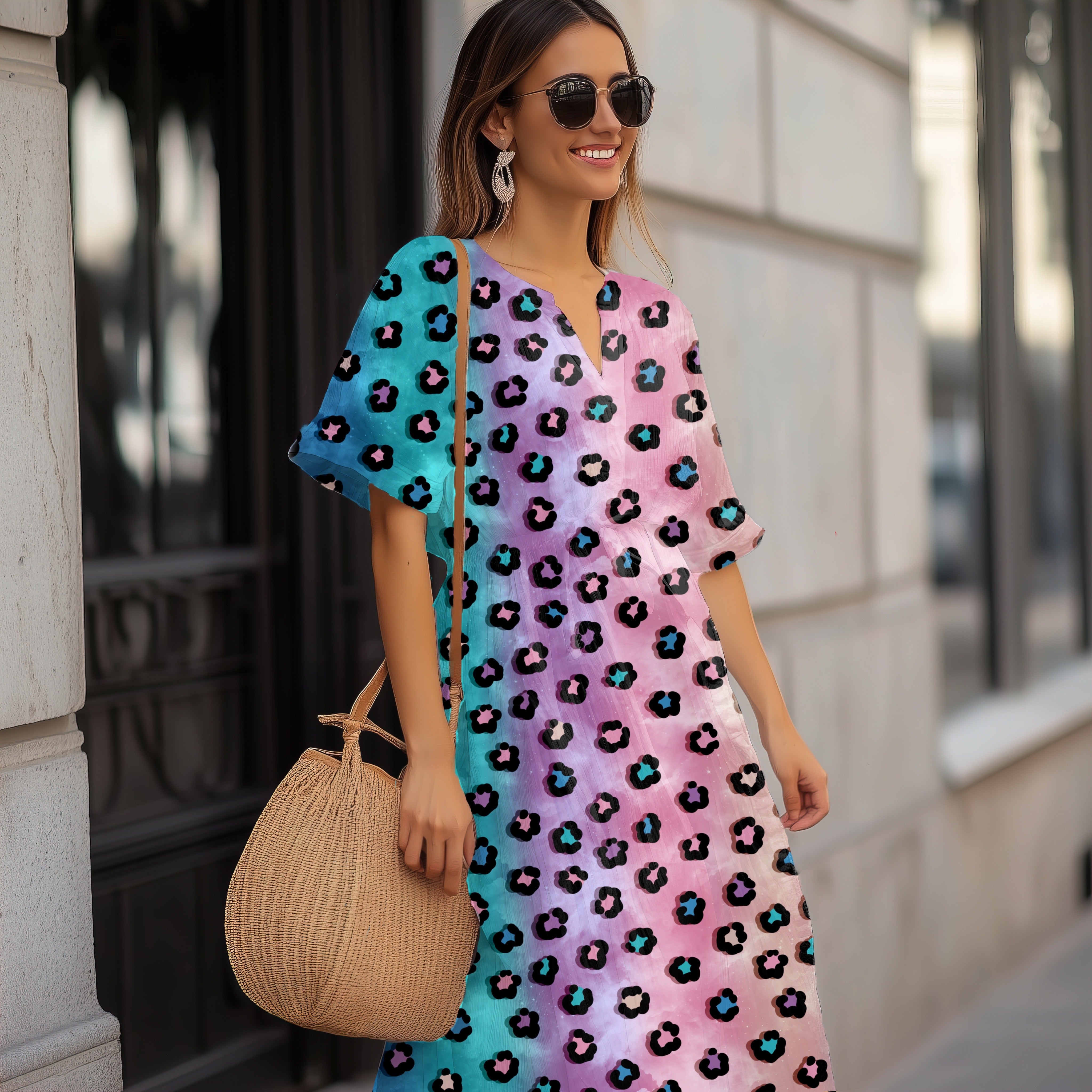 Bunter Leo Bordüren Stoff Dauervorbestellung